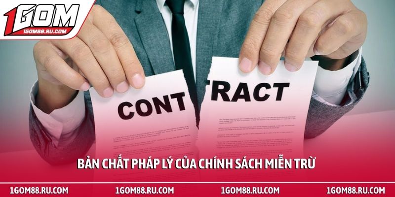 Miễn Trừ Trách Nhiệm 1 Bản chất pháp lý của chính sách miễn trừ